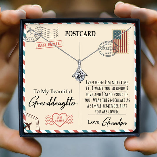 I'M SO PROUD OF YOU - NECKLACE FOR GRANDDAUGHTER