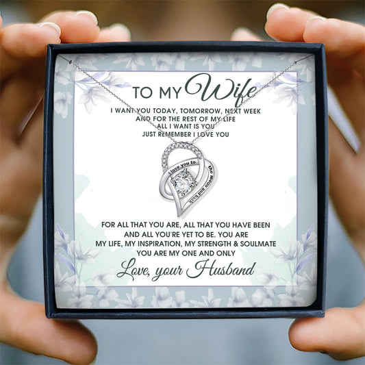 YOU ARE MY ONE AND ONLY - NECKLACE FOR WIFE FROM HUSBAND