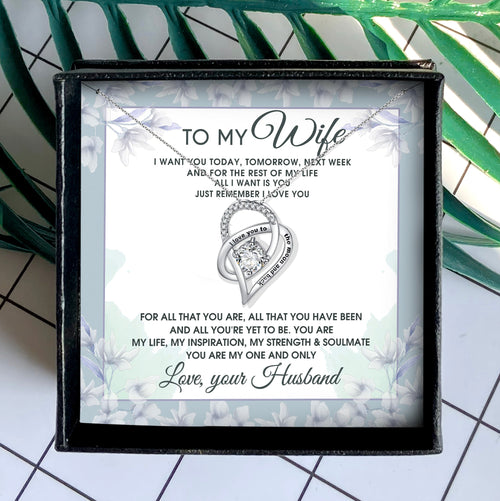 YOU ARE MY ONE AND ONLY - NECKLACE FOR WIFE FROM HUSBAND