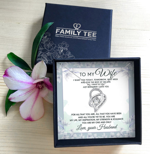 YOU ARE MY ONE AND ONLY - NECKLACE FOR WIFE FROM HUSBAND