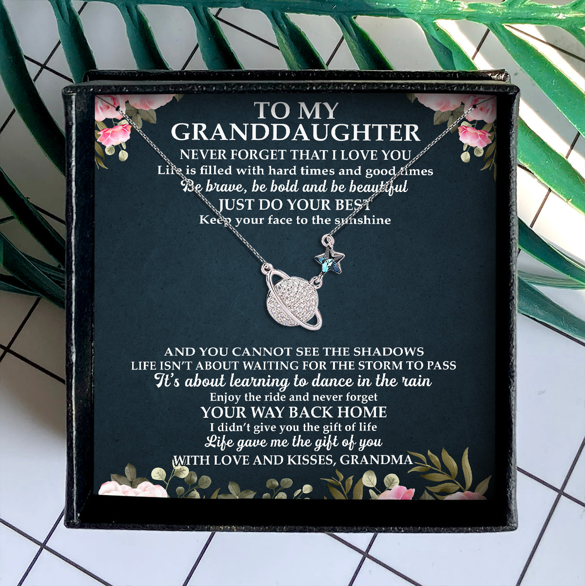 JUST DO YOUR BEST - SPECIAL GIFT FOR GRANDDAUGHTER