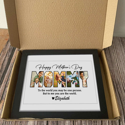 Custom Photo Happy Mother's Day To Mom