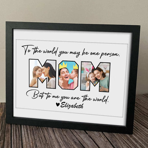 Custom Photo Happy Mother's Day To Mom