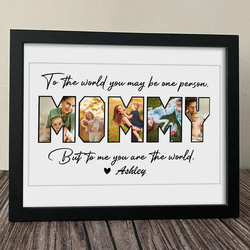Custom Photo Happy Mother's Day To Mom