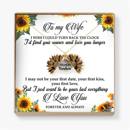 I'D FIND YOU SOONER AND LOVE YOU LONGER - NECKLACE FOR WIFE