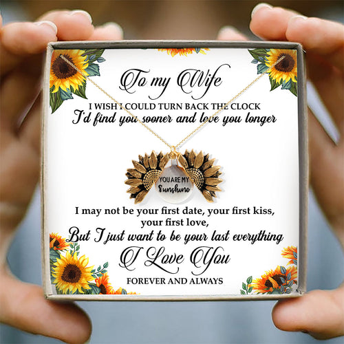 I'D FIND YOU SOONER AND LOVE YOU LONGER - NECKLACE FOR WIFE