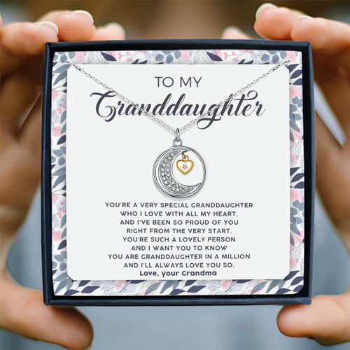 YOU'RE A VERY SPECIAL GRANDDAUGHTER - NECKLACE FOR GRANDDAUGHTER