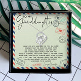 FOLLOW YOUR DREAMS, BELIEVE IN YOURSELF - NECKLACE FOR GRANDDAUGHTER FROM GRANDPA
