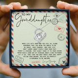 FOLLOW YOUR DREAMS, BELIEVE IN YOURSELF - NECKLACE FOR GRANDDAUGHTER FROM GRANDPA