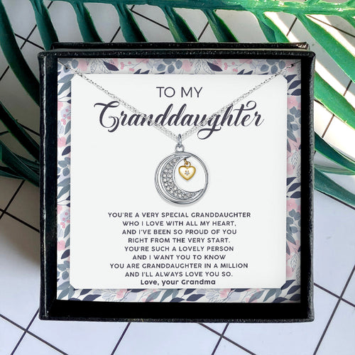 YOU'RE A VERY SPECIAL GRANDDAUGHTER - NECKLACE FOR GRANDDAUGHTER