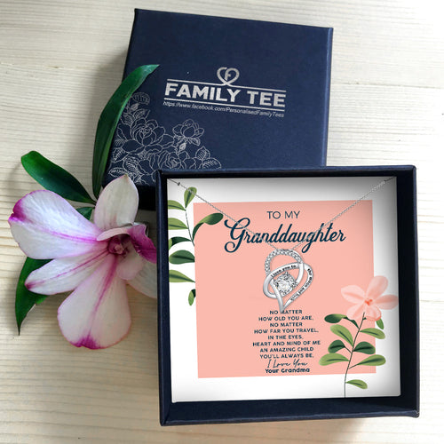 I LOVE YOU - NECKLACE FOR GRANDDAUGHTER FROM GRANDMA