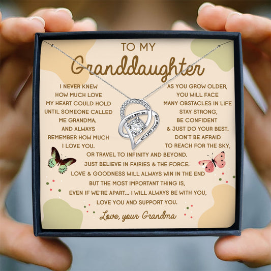 JUST DO YOUR BEST - NECKLACE FOR GRANDDAUGHTER FROM GRANDMA