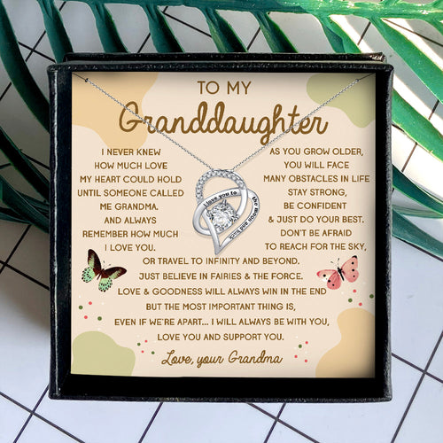 JUST DO YOUR BEST - NECKLACE FOR GRANDDAUGHTER FROM GRANDMA