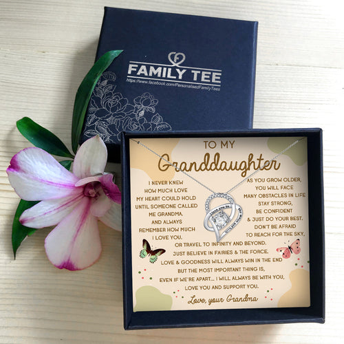 JUST DO YOUR BEST - NECKLACE FOR GRANDDAUGHTER FROM GRANDMA