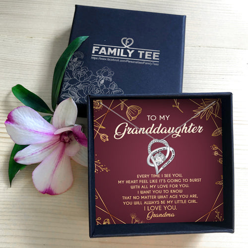 YOU WILL ALWAYS BE MY LITTLE GIRL - NECKLACE FOR GRANDDAUGHTER FROM GRANDMA