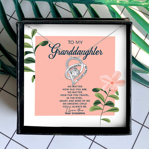 I LOVE YOU - NECKLACE FOR GRANDDAUGHTER FROM GRANDMA