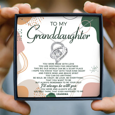 I'LL ALWAYS BE WITH YOU - NECKLACE FOR GRANDDAUGHTER FROM GRANDMA
