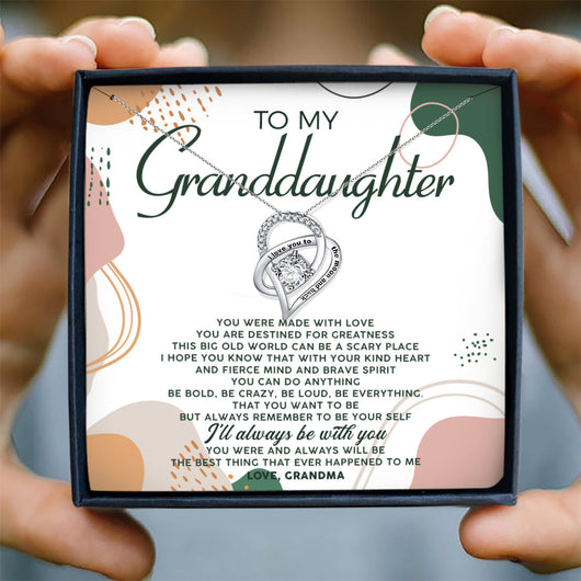 I'LL ALWAYS BE WITH YOU - NECKLACE FOR GRANDDAUGHTER FROM GRANDMA