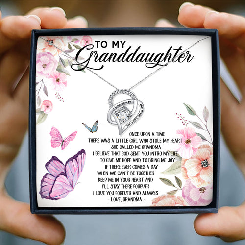 I'LL STAY THERE FOREVER - NECKLACE FOR GRANDDAUGHTER FROM GRANDMA