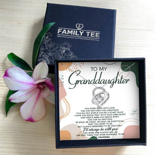 I'LL ALWAYS BE WITH YOU - NECKLACE FOR GRANDDAUGHTER FROM GRANDMA