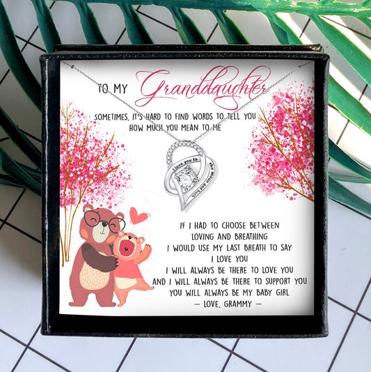YOU WILL ALWAYS BE MY BABY GIRL - NECKLACE FOR GRANDDAUGHTER FROM GRAMMY