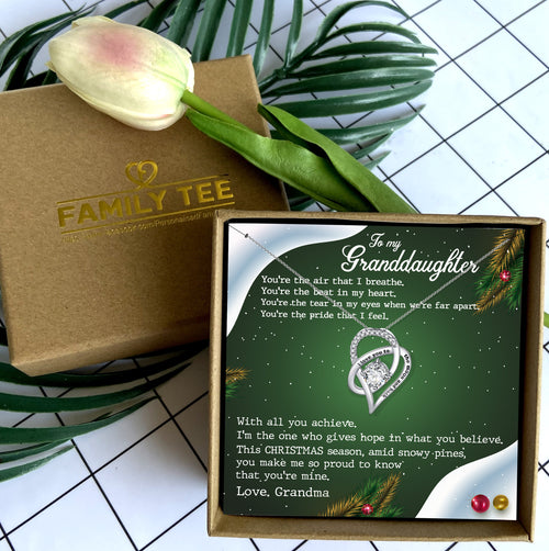 I'M THE ONE WHO GIVES HOPE IN THAT YOU BELIEVE - NECKLACE FOR GRANDDAUGHTER FROM GRANDMA
