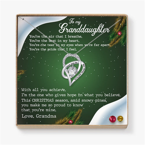 I'M THE ONE WHO GIVES HOPE IN THAT YOU BELIEVE - NECKLACE FOR GRANDDAUGHTER FROM GRANDMA