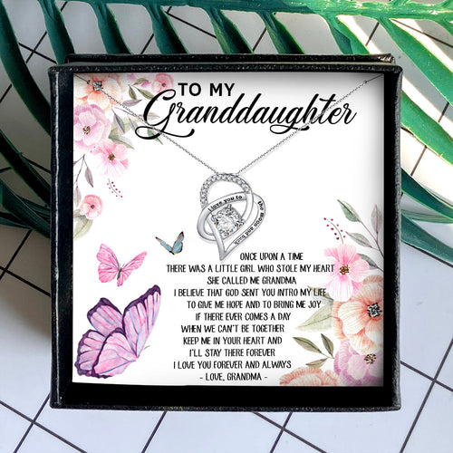 I'LL STAY THERE FOREVER - NECKLACE FOR GRANDDAUGHTER FROM GRANDMA