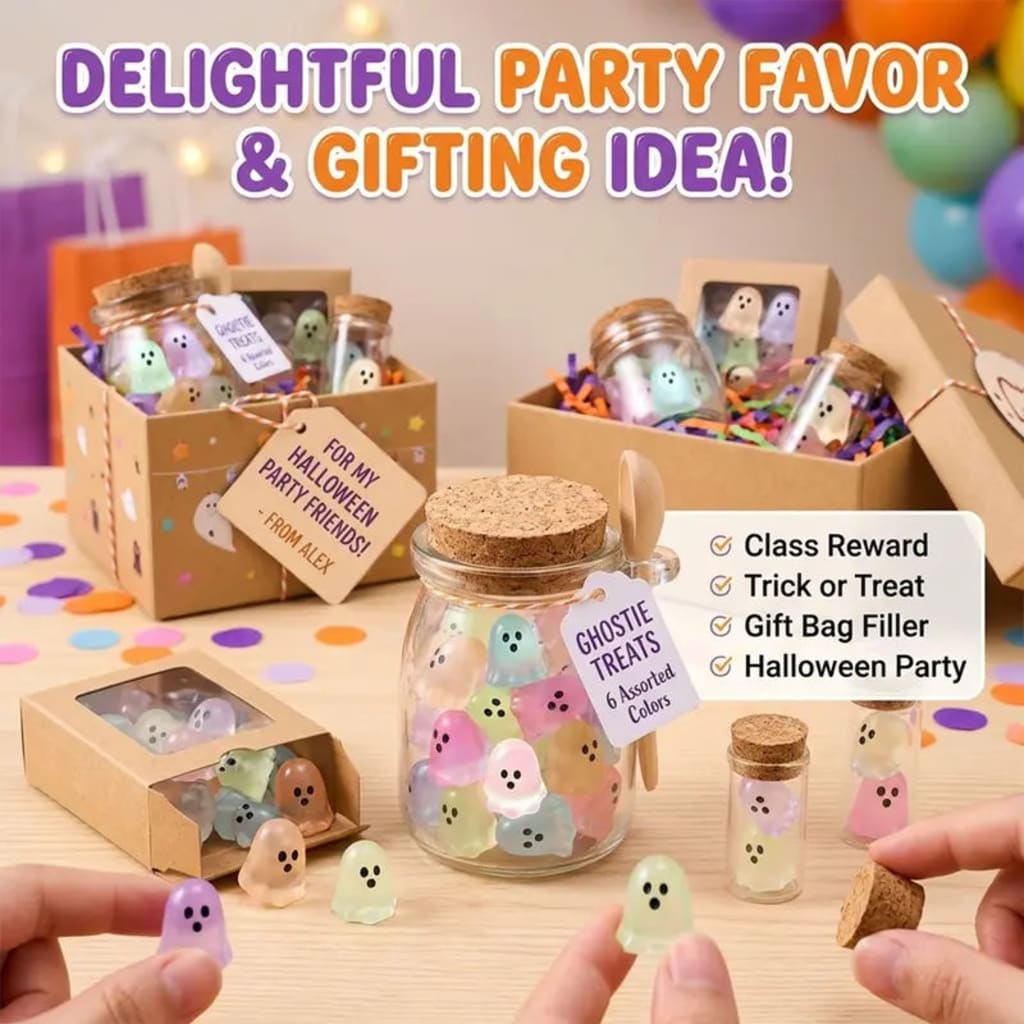 Mini Glow-in-the-Dark Ghost Figurines 👻✨