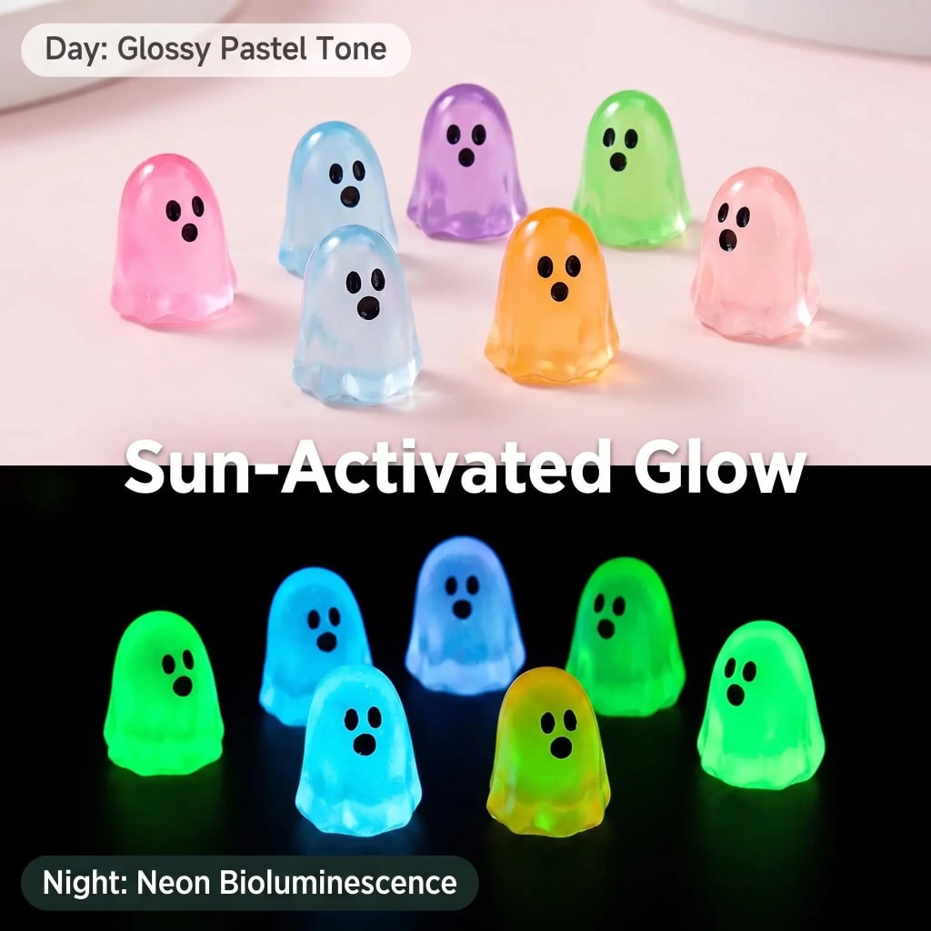 Mini Glow-in-the-Dark Ghost Figurines 👻✨