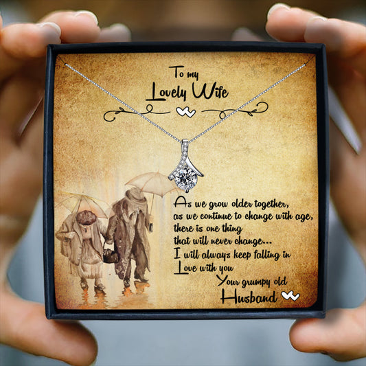 I WILL ALWAYS KEEP FALLING IN LOVE WITH YOU  - NECKLACE FOR WIFE