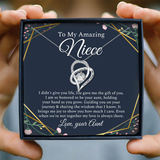 MY LOVE IS ALWAYS THERE - NECKLACE FOR NIECE FROM AUNT