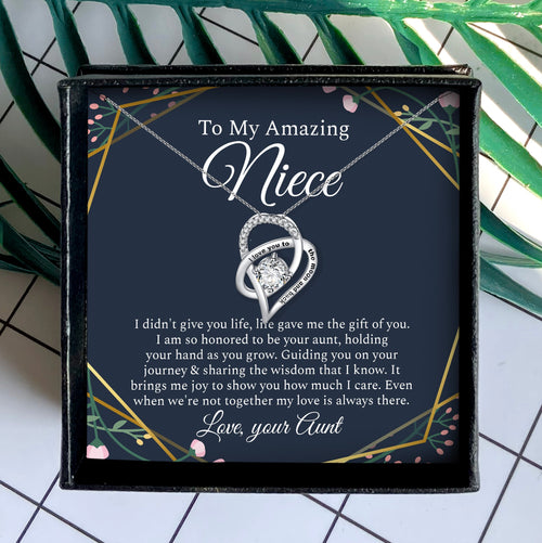 MY LOVE IS ALWAYS THERE - NECKLACE FOR NIECE FROM AUNT