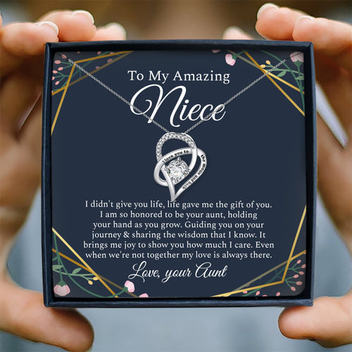 MY LOVE IS ALWAYS THERE - NECKLACE FOR NIECE FROM AUNT