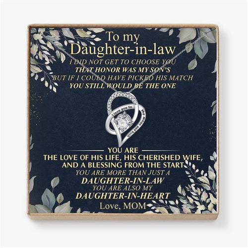 YOU STILL WOULD BE THE ONE - NECKLACE FOR DAUGHTER-IN-LAW FROM MOM