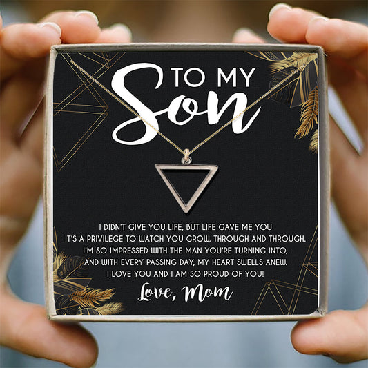 I LOVE YOU AND I AM SO PROUD OF YOU - SPECIAL GIFT FOR SON