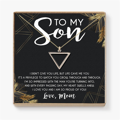 I LOVE YOU AND I AM SO PROUD OF YOU - SPECIAL GIFT FOR SON