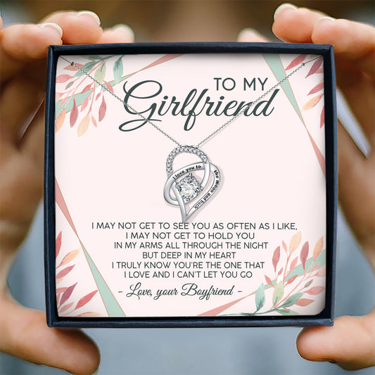 I LOVE AND I CAN'T LET YOU GO - NECKLACE FOR GIRLFRIEND FROM BOYFRIEND