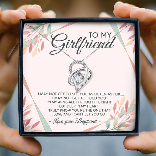 I LOVE AND I CAN'T LET YOU GO - NECKLACE FOR GIRLFRIEND FROM BOYFRIEND