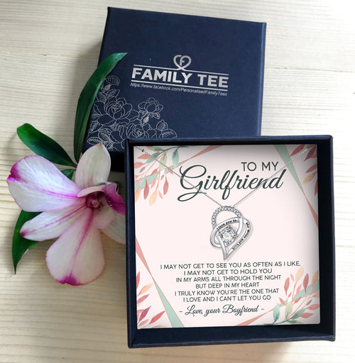 I LOVE AND I CAN'T LET YOU GO - NECKLACE FOR GIRLFRIEND FROM BOYFRIEND