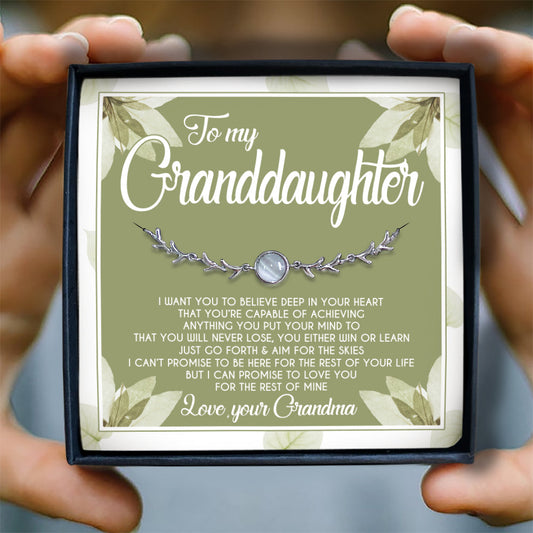 I WANT YOU TO BELIEVE DEEP IN YOUR HEART - SPECIAL GIFT FOR GRANDDAUGHTER