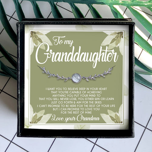 I WANT YOU TO BELIEVE DEEP IN YOUR HEART - SPECIAL GIFT FOR GRANDDAUGHTER