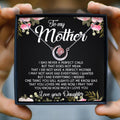 YOU KNOW HOW MUCH I LOVE YOU - CRYSTAL CLAVICLE NECKLACE FOR MOTHER