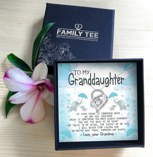 THE PULSE IN MY VEINS - NECKLACE FOR GRANDDAUGHTER FROM GRANDMA