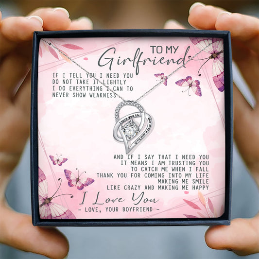 THANK YOU FOR COMING INTO MY LIFE - NECKLACE FOR GIRLFRIEND