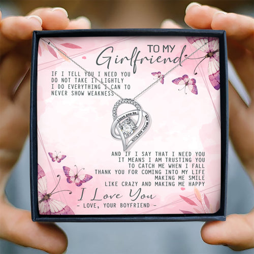 THANK YOU FOR COMING INTO MY LIFE - NECKLACE FOR GIRLFRIEND