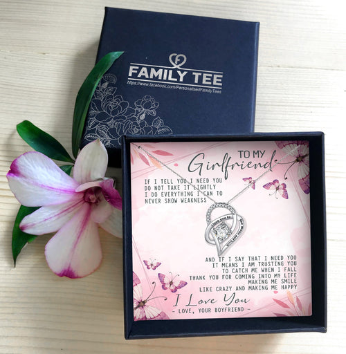 THANK YOU FOR COMING INTO MY LIFE - NECKLACE FOR GIRLFRIEND