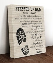 Stepped Up Dad - Happy Father's Day