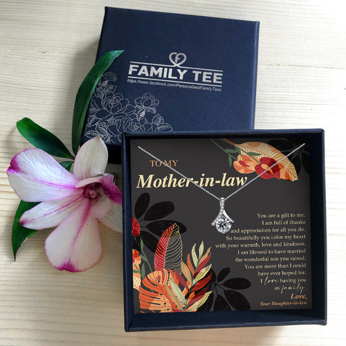 YOU ARE A GIFT TO ME  - NECKLACE FOR MOTHER-IN-LAW