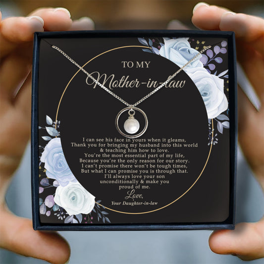 YOU'RE THE MOST ESSENTIAL PART OF MY LIFE - NECKLACE FOR MOTHER-IN-LAW